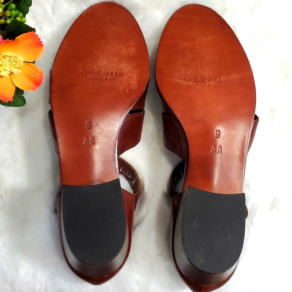 Vintage Cole Haan Chestnut Brown Fisherman Shoes - Picture 5 of 7